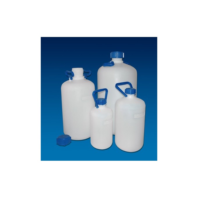 Bidón HDPE redondo sin grifo, 5L