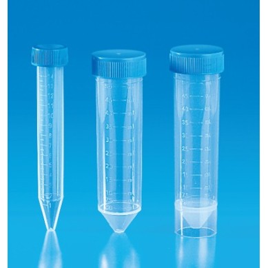 Tubo ensayo PP cónico graduado Falcon, 15 ml