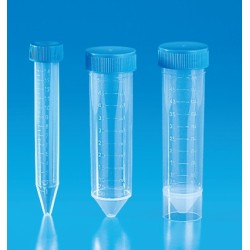 Tubo ensayo PP cónico graduado Falcon, 15 ml