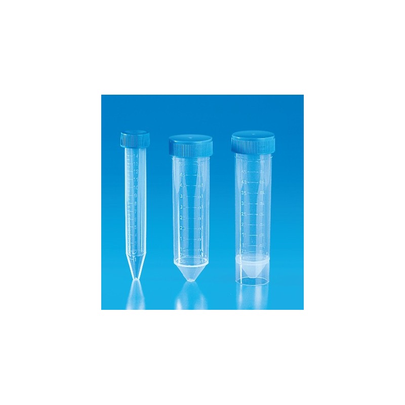 Tubo ensayo PP cónico graduado Falcon, 15 ml