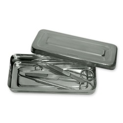 Caja Disección Inoxidable Vacia
