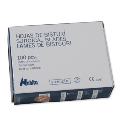 Hojas de bistur Esteril nº 20, c··100