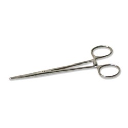 Pinza hemostática recta, 140 mm