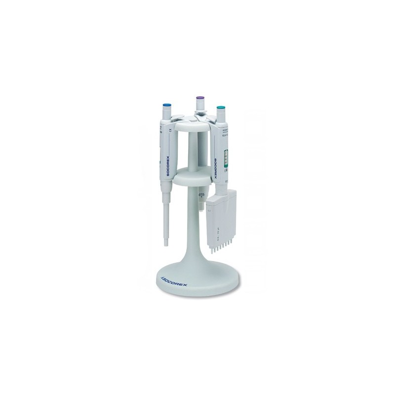 Soporte 340 p··3 pipetas, gris