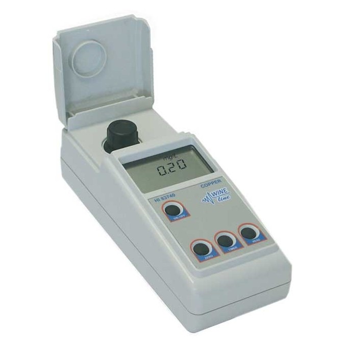 Fotómetro portátil Peróxidos para aceites y grasas (0,0 a 25,0 meq O2/ Kg) HI83730