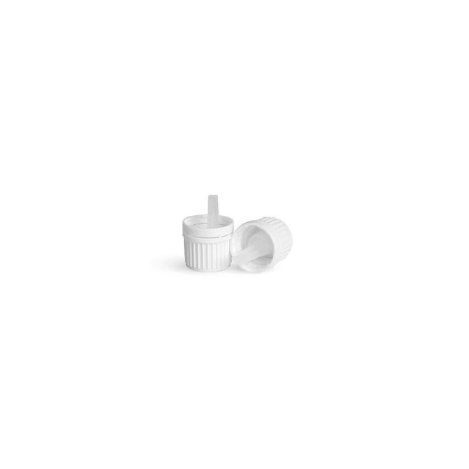 Tapon DIN18 Cuentagotas Obturador Blanco