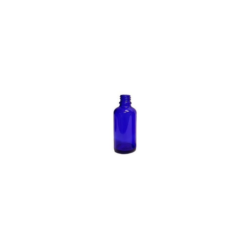 Frasco DIN18 azul cobalto, 50 ml