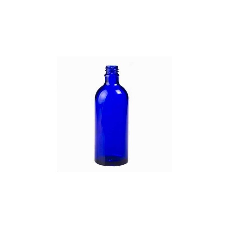 Frasco DIN18 azul cobalto, 100 ml