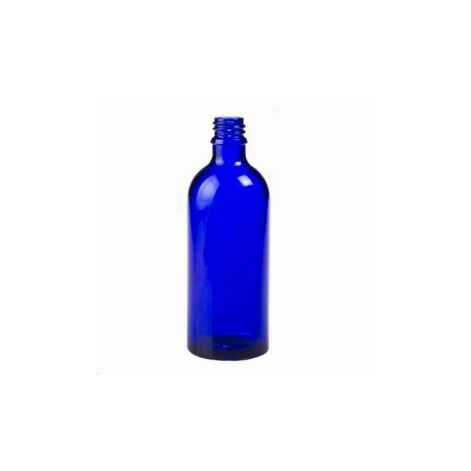 Frasco 100mL Azul Cobalto, DIN 18