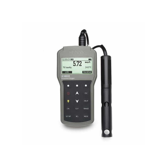 Medidor portátil (OD/DBO) impermeable ,USB, HI98193