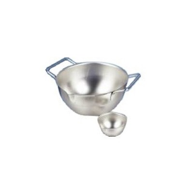 Cápsula f/plano inox. c/asa, 500 mL