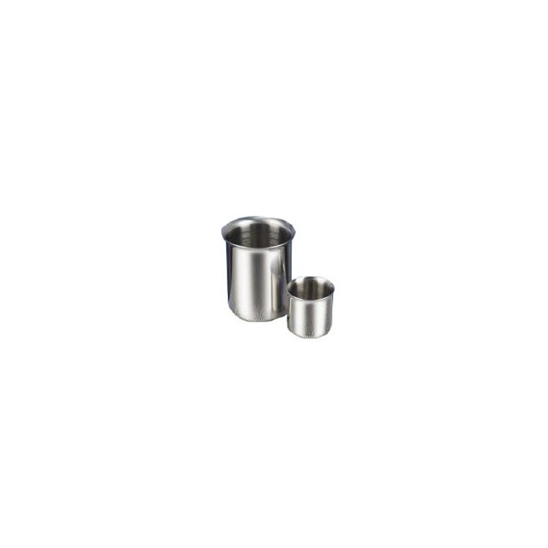 Vaso inox. sin pico, 250 mL
