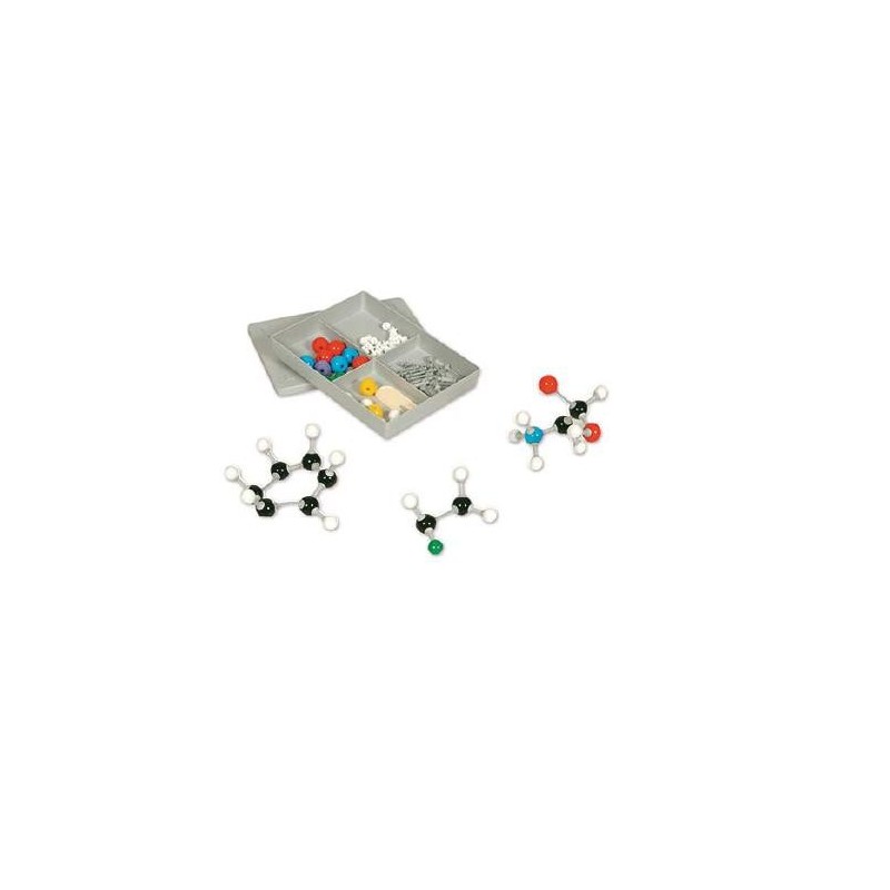  Kit molecular Química Orgánica, alumno: 50 piezas de átomos 