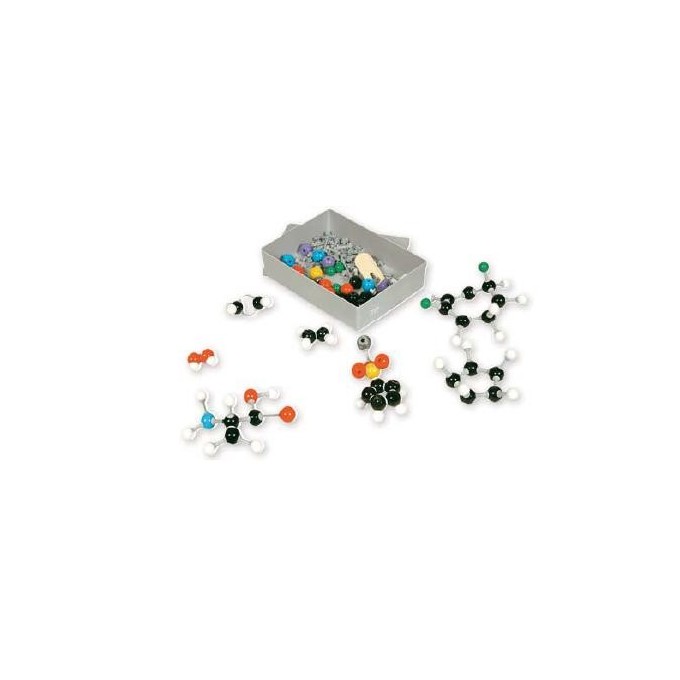  Kit molecular Química Orgánica, alumno: 50 piezas de átomos 