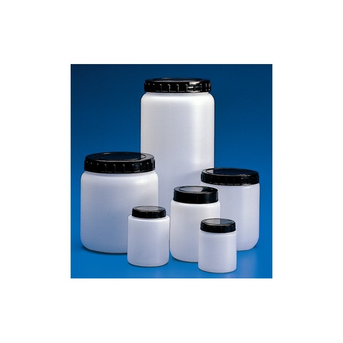 Vaso cilíndrico c··tapón HDPE, 500 ml
