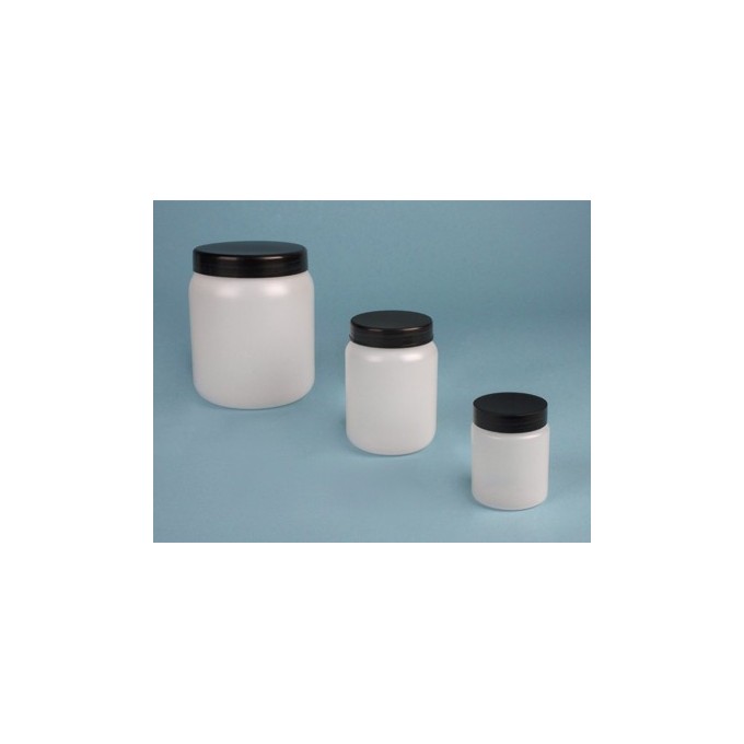 Vaso cilíndrico c··tapón HDPE, 250 ml