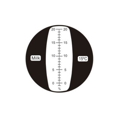 Refractómetro de mano para leches
