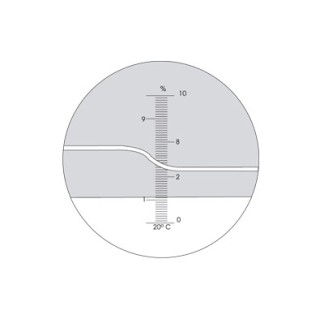 Refractómetro de mano 0-10 Brix con ATC