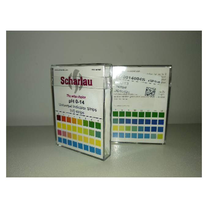 Tiras de pH de 0-14 100uds