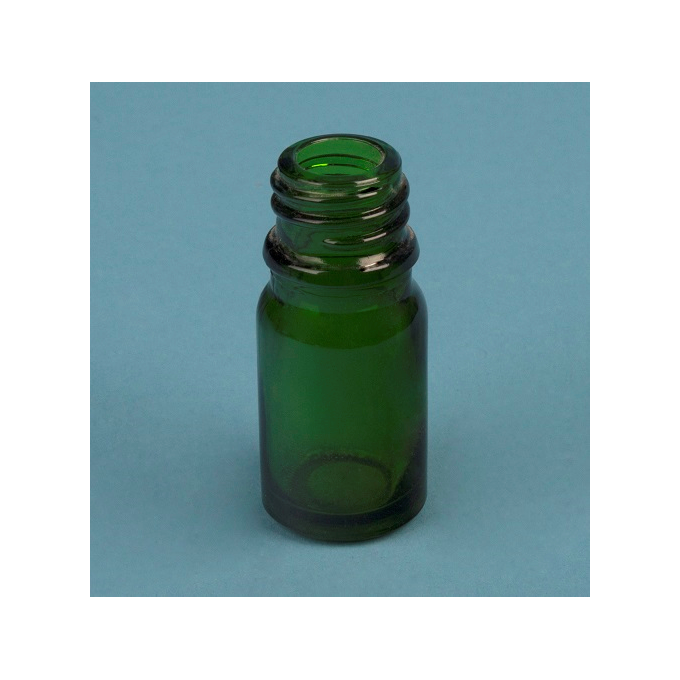 Frasco 5mL Verde Cobalto, DIN 18