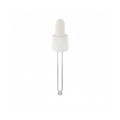 Tapon cuentagota DIN 18 30ml Blanco