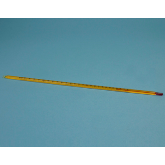 Termómetro varilla amarillo líq. color, -10/50 0.5ºC