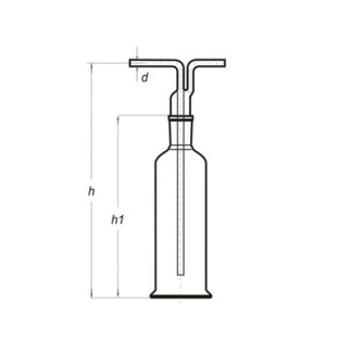 Frasco Lavador vidrio 100 ml 29··32