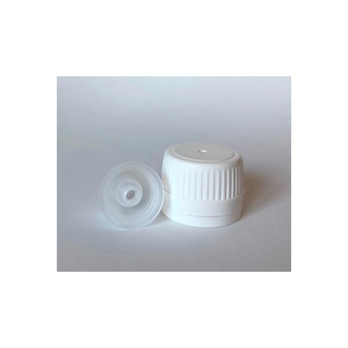 Tapon Gotero DIN 28 blanco