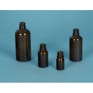 Frasco 5 mL topacio, rosca DIN18