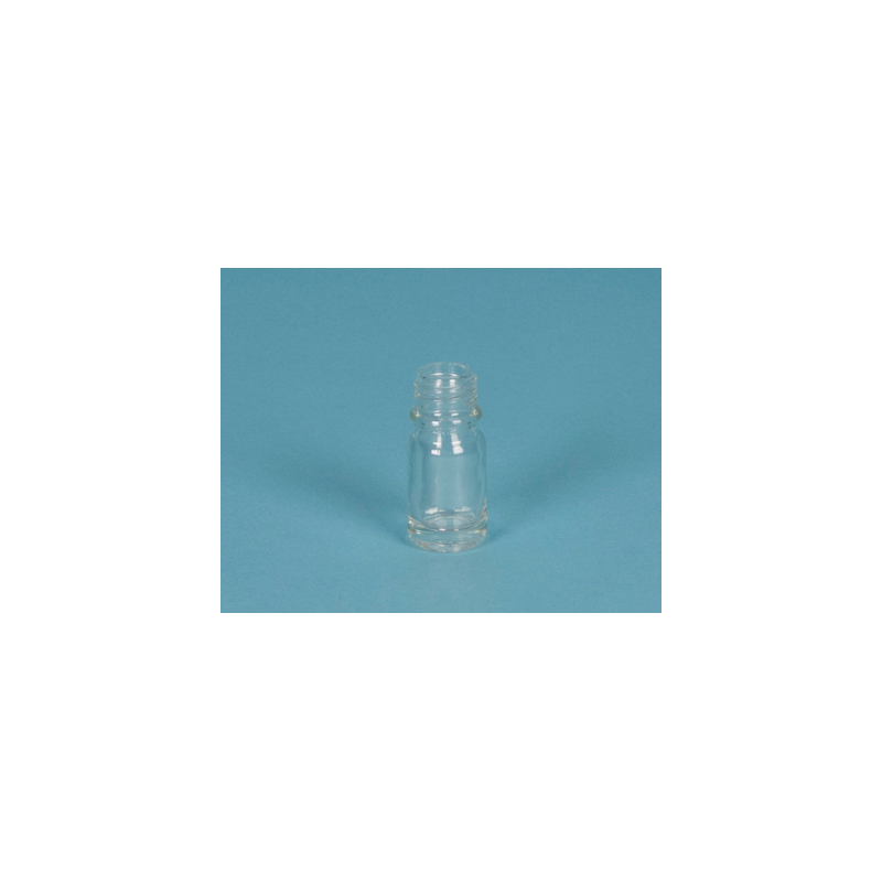 Frasco 5mL Transparente, DIN 18