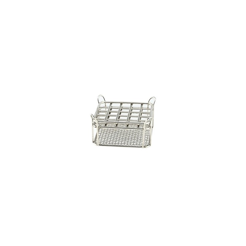 Gradilla 10x5 acero inox microtubos
