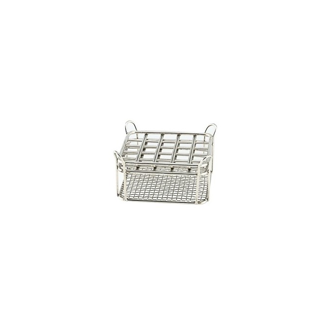 Gradilla 10x5 acero inox microtubos