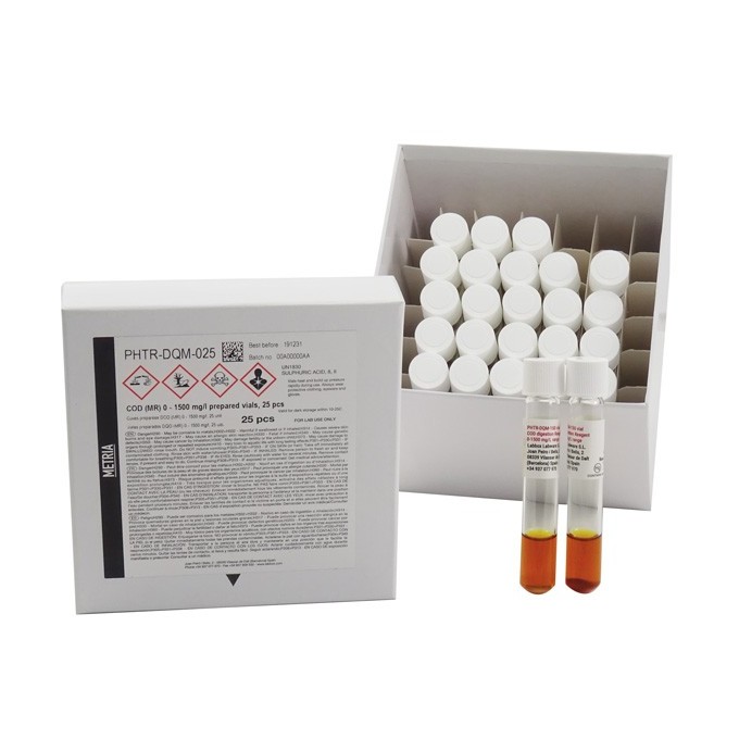 Reactivo DQO  (0-150mg) Viales