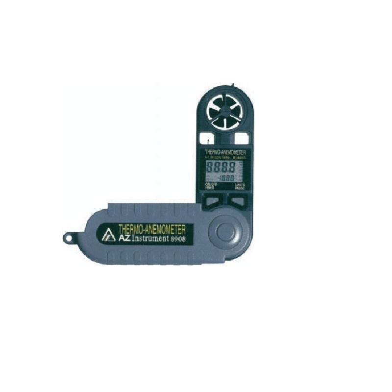 Mini termo-anemómetro digital 8908AZ