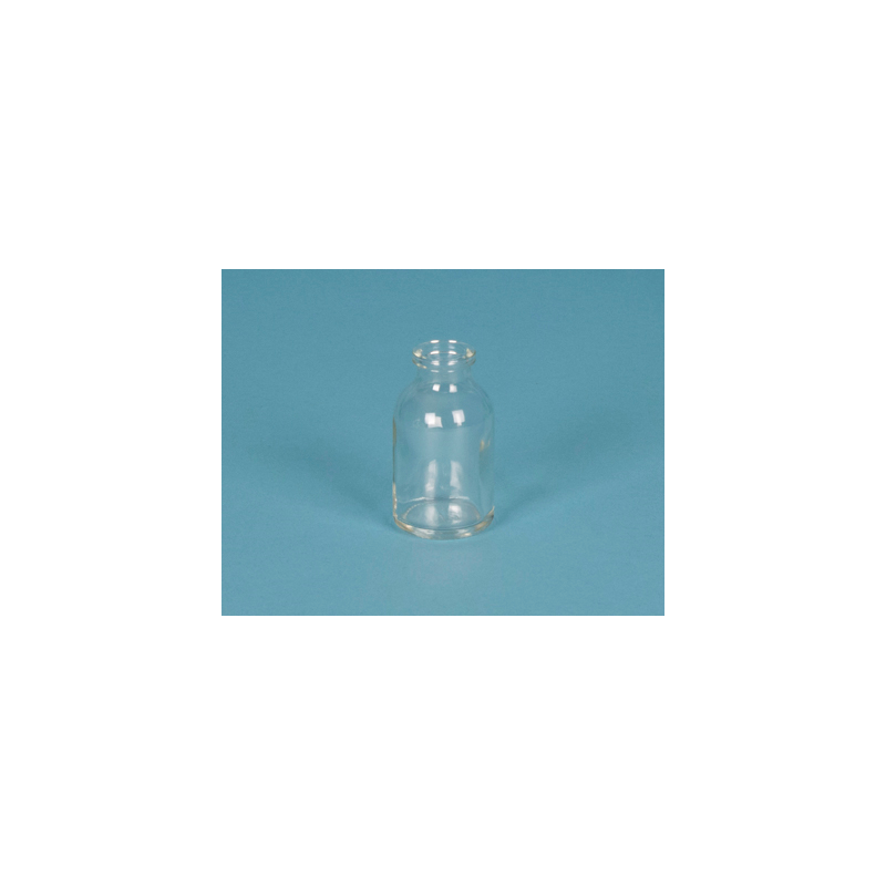 Vial inyección transparente, 15 mL