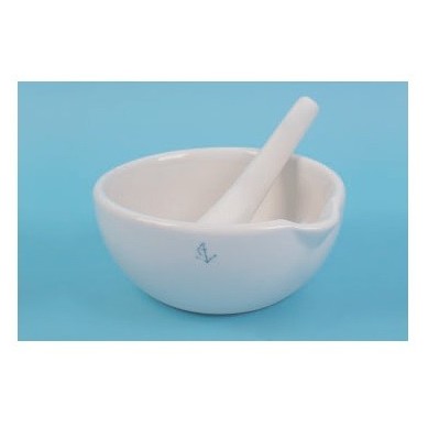 Mortero porcelana c··mano, 130 mm