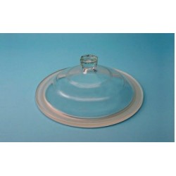 Tapa botón de vidrio para desecador 200mm