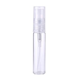 Mini Frasco 3 ml Transparente con Vaporizador 