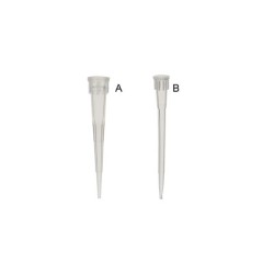 Puntas de PP para  Micropipetas  0,5 - 10 μl tipo Eppendorf (B))