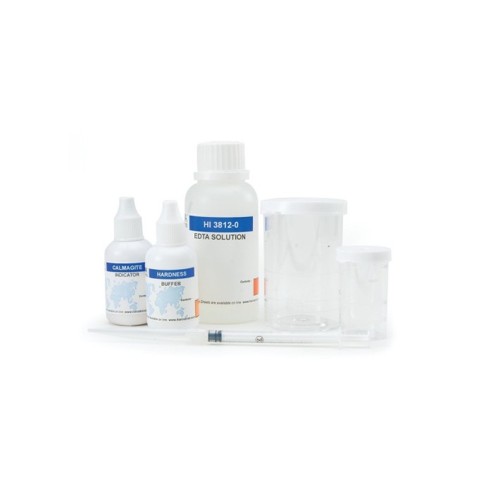 Test Kit Dureza Total CaCO3 (0,0 a 30,0 - 0 a 300 mg/ L) 100 test