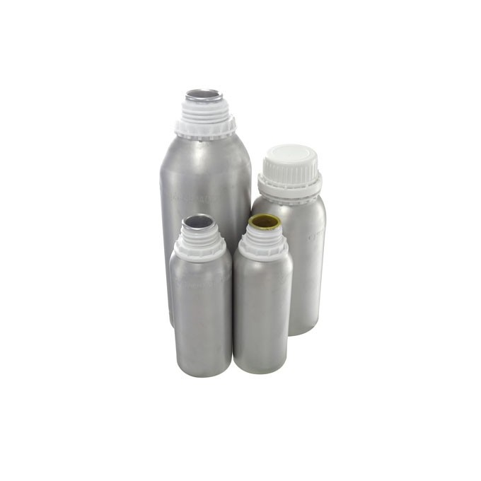 Frasco Aluminio 250ml (5uds) con revestimiento