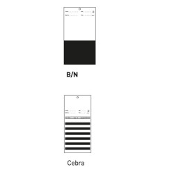 Cartulina Contraste B/N 300uds