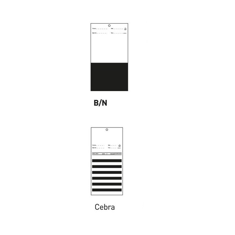 Cartulina Contraste B/N 300uds