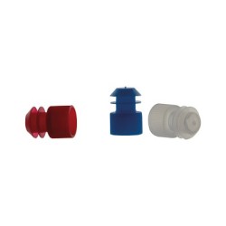 Tapones c/solapa p/tubos 15-17 mm (b/1000), azul