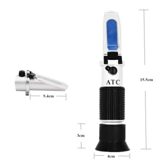 Refractometro 0-25 alcohol/0-40ºBrix ATC