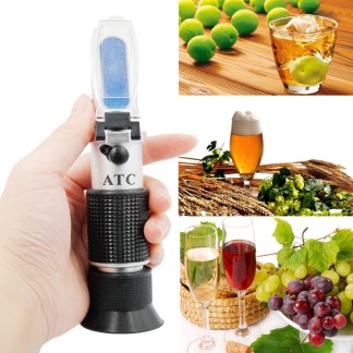 Refractometro 0-25 alcohol/0-40ºBrix ATC
