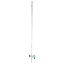 Bureta C/Llave recta PTFE y Extremo f/embudo, CLASE A 10ml