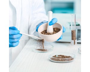 Mortero de laboratorio